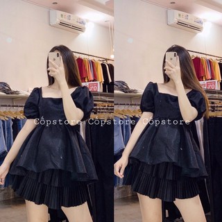ÁO BABYDOLL CỘT NƠ LƯNG KRISTY DOLL TOP