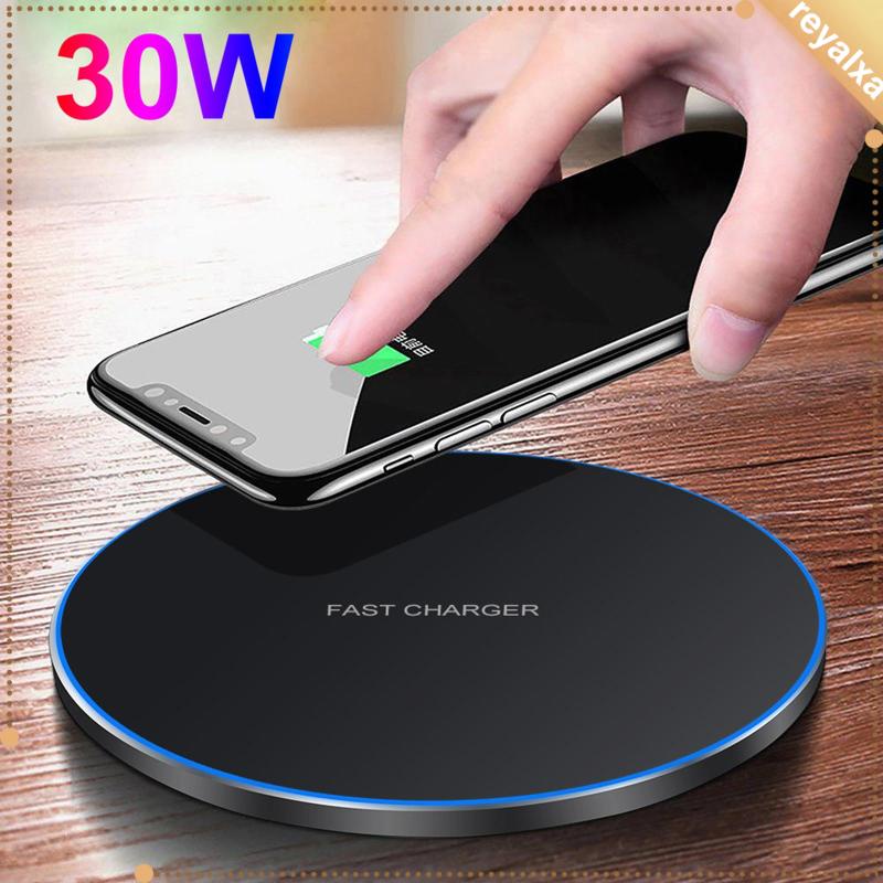 Đế Sạc Không Dây 30W Max 12/11/11 Pro Max/XS Max/XR/XS/X/8/8+/Galaxy Note 10/Note 10+/S10/S10+/S10E