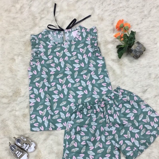 Combo 2 bộ mặc nhà chất thô