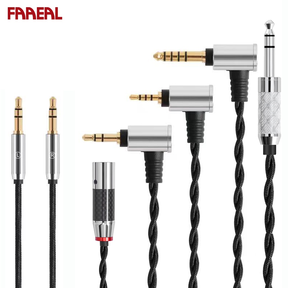 FAAEAL Replacement Cable For Hifiman SUNDARA Ananda HE4XX HE-400i HE560 HE-350 HE1000 Headphones