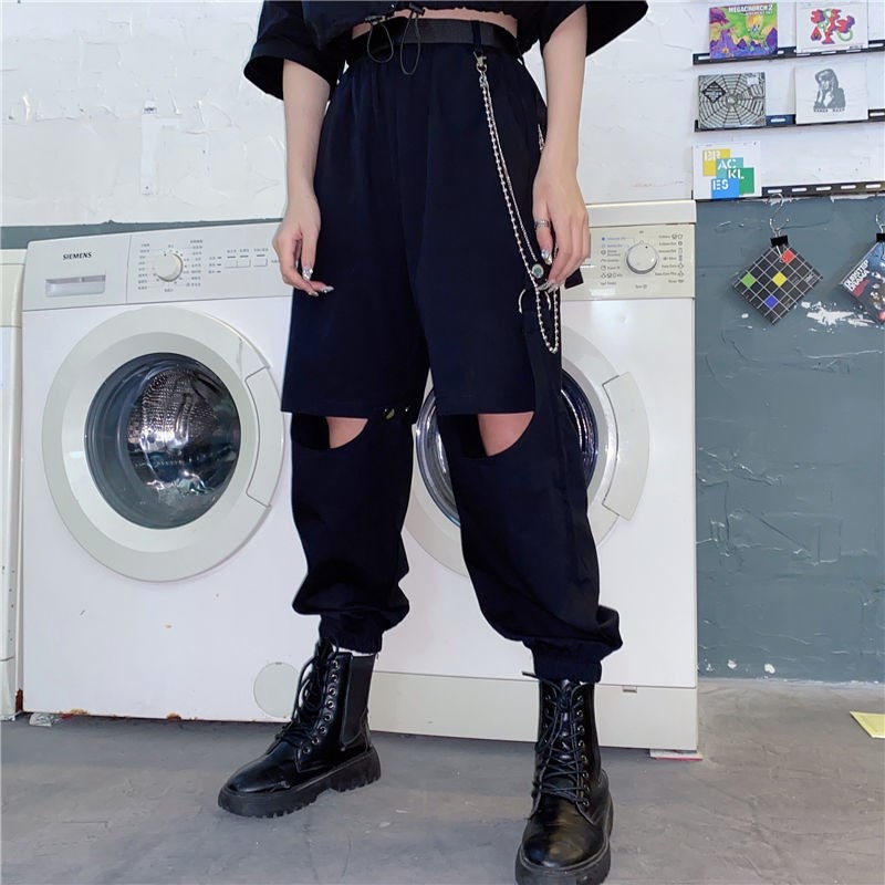 quần ống rộng Rách Gối Thời Trang Cho Nữ | BigBuy360 - bigbuy360.vn