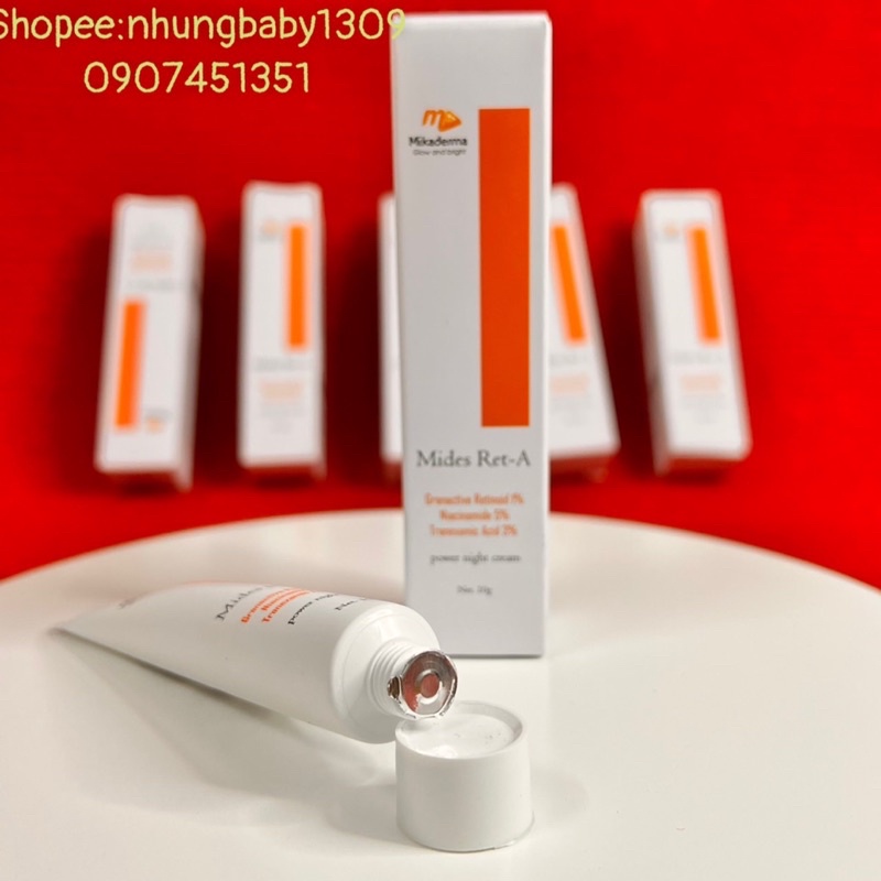 Mides Ret-A retinoid 1%, niacinamide ,tranexamic chống lão hoá giảm thâm nám