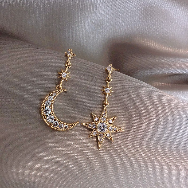 [ĐẸP-ĐỘC-LẠ] HOA TAI BẠC 925 CAO CẤP ZIRCON _THỜI TRANG_ KHÍ PHÁI_B1002