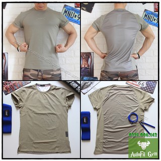 Áo Thun Nam ASRV Chữ nhỏ Áo Phông Nam Thể Thao, Tập Gym hàng nhập khẩu [AUTOFIT GYM] - XANH NÕN