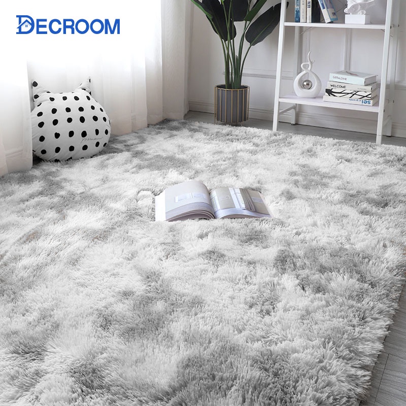 Thảm lông trải sàn phòng ngủ loại lông dày nhập khẩu kích thước Kích Thước 2m*1.4m/1.2m*0.8m