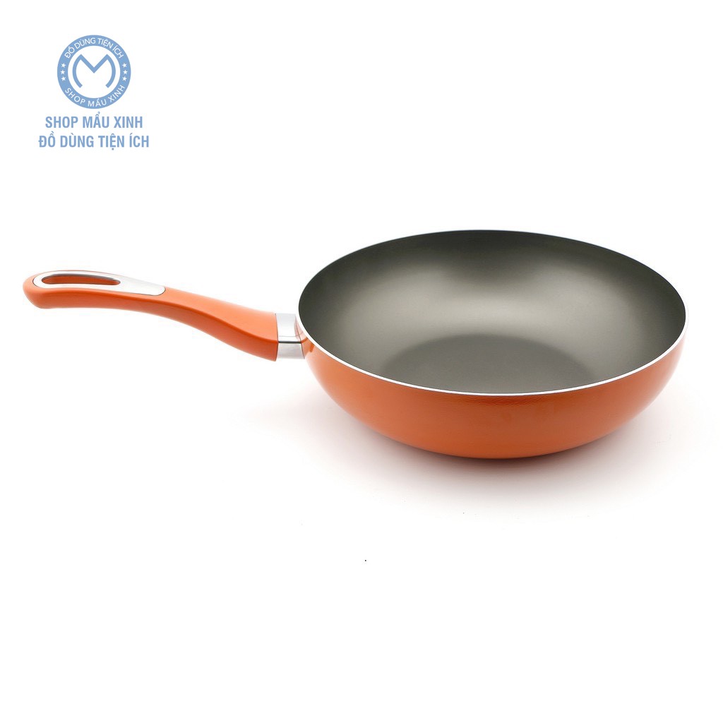 Chảo Chống Dính Bếp Từ, Chảo Từ Có Nắp Kính Elmich Athena 26cm – Hàng chính hãng - SHOPMAUXINH