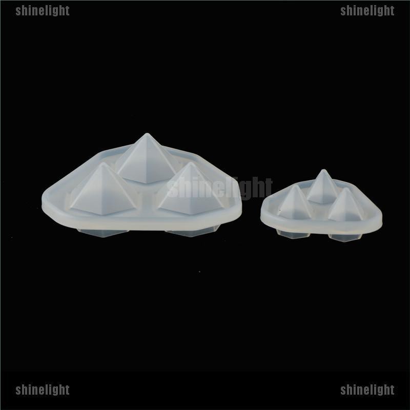 Khuôn Silicon Trong Suốt Tạo Hình Kim Cương Trang Trí DIY