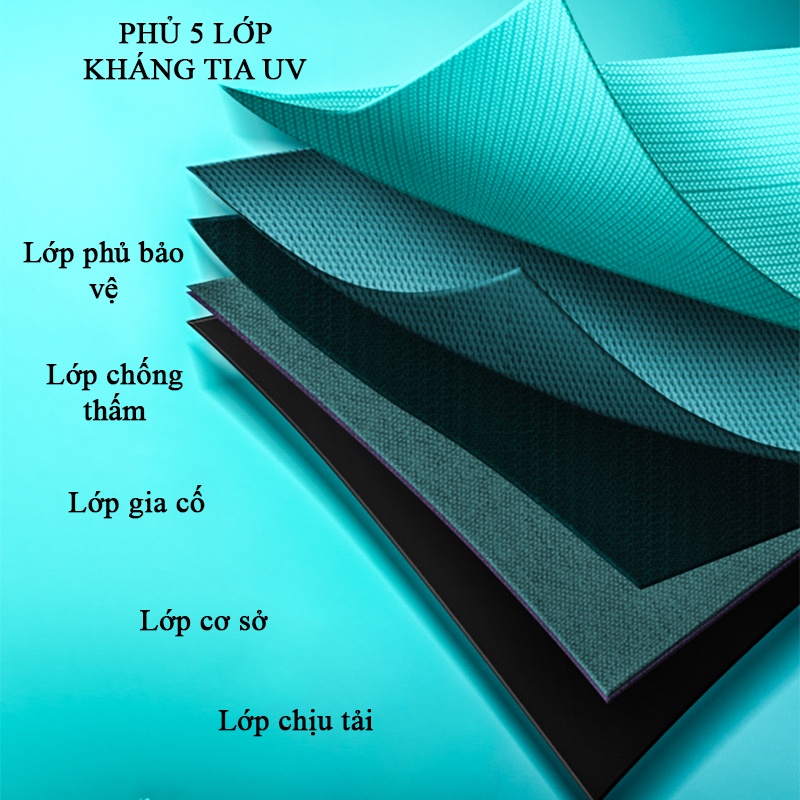 Ô Câu Cá Rice Fishing - Ô Dù Dã Ngoại Phủ 5 Lớp  VINYL MATERIAL UPF 50+ Cách Nhiệt Chống Nắng, Chống Thấm Cực Tốt KK-44