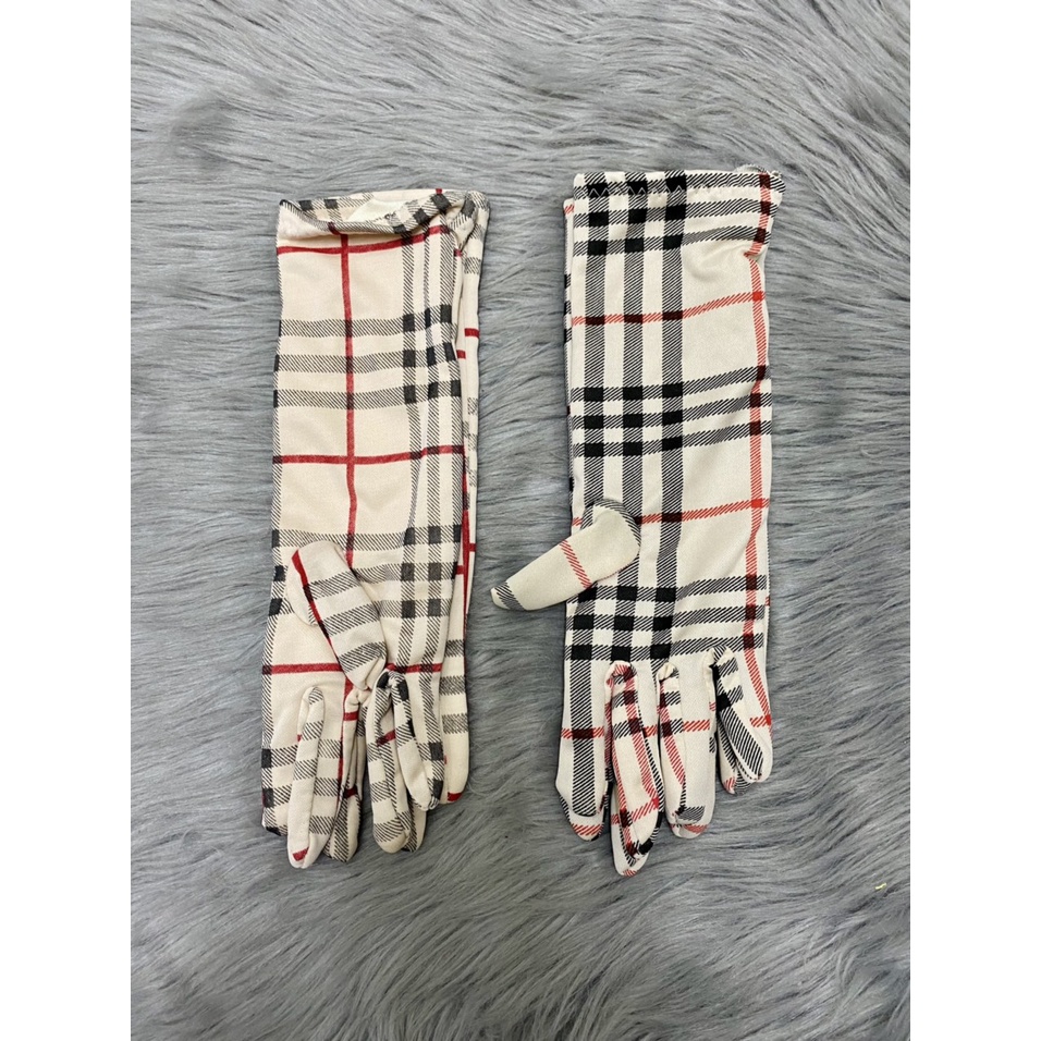 [HCM]Combo 5 đôi Găng tay dài 35cm có 2 mẫu bông và sọc co giãn vải thun  thoáng mát , ảnh thật , bảo đảm giao đúng hàng