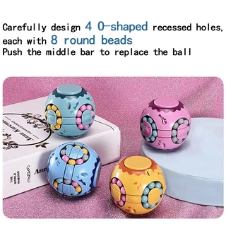 Round-bead rubik's block for specialized intelligence development for children