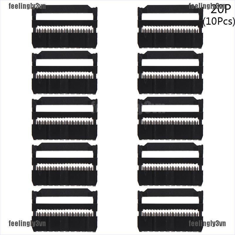 Set 10 Dây Cáp 2.54mm IDC 6 / 8 / 10 / 12 / 14-50 - 50-Pin Chuyên Dụng