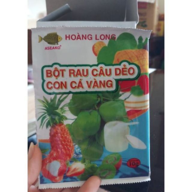 1 gói Bột rau câu dẻo con cá vàng làm miến keto