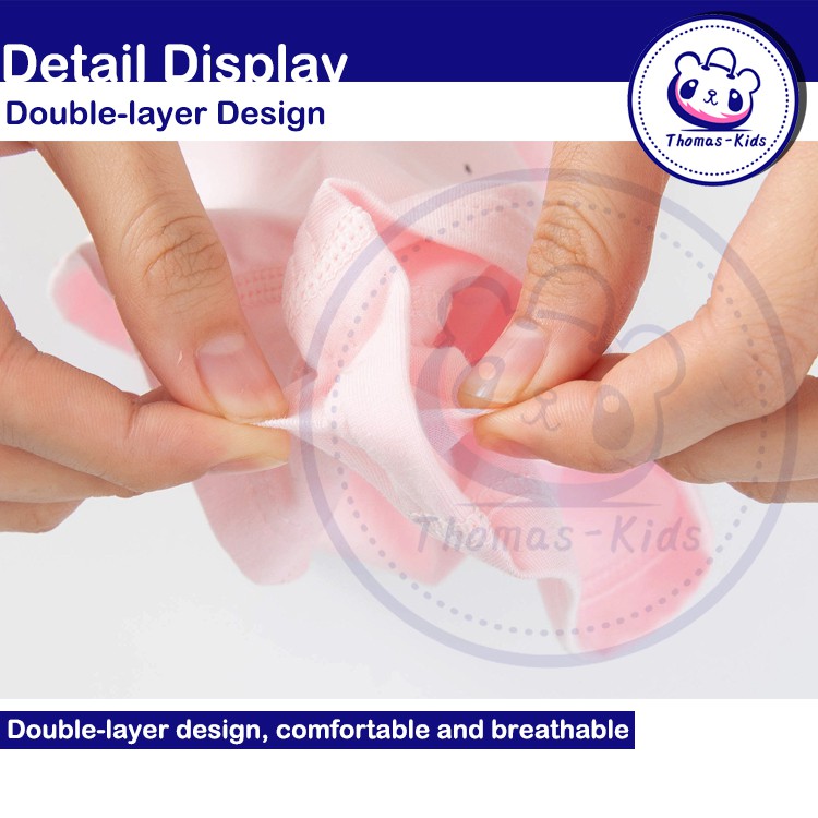 Bộ 5 Quần Lót Boxer Cotton Thoáng Khí Kháng Khuẩn Thoải Mái Cho Bé Gái 3-12 Tuổi