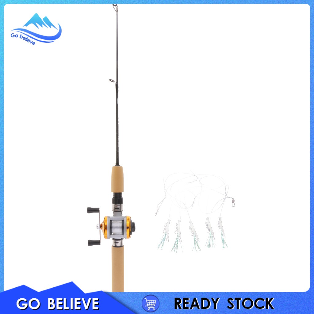 Cần Câu Mini 100m + Guồng Quay + Dây Câu