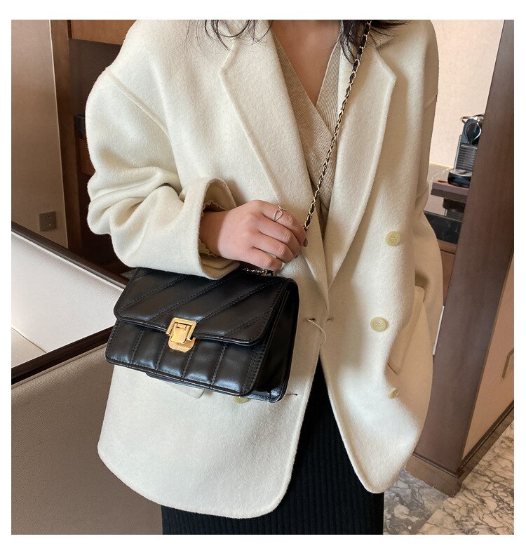 Túi xách JASMIN NOIR da PU đeo chéo vai phong cách nữ tính