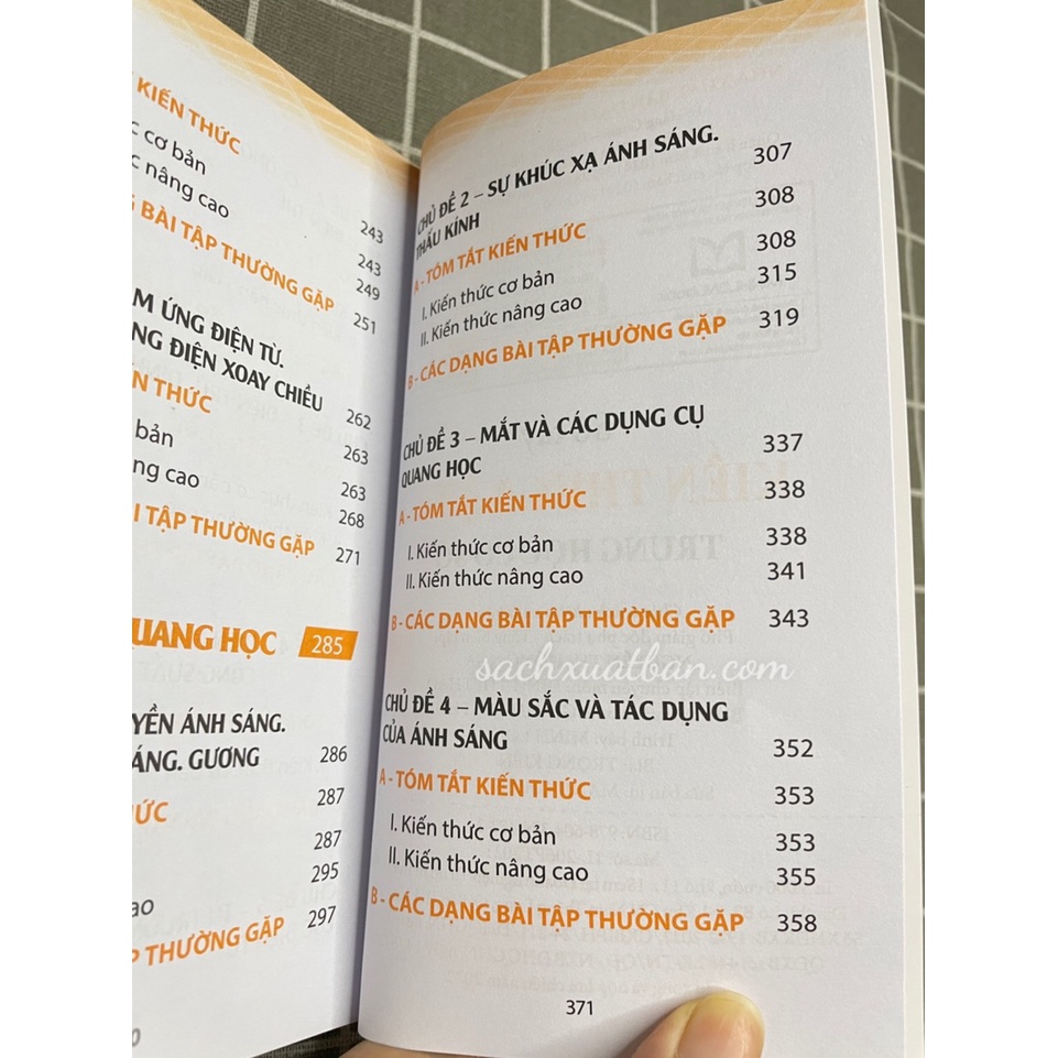 Sách Sổ Tay Kiến Thức Vật Lí Trung Học Cơ Sở