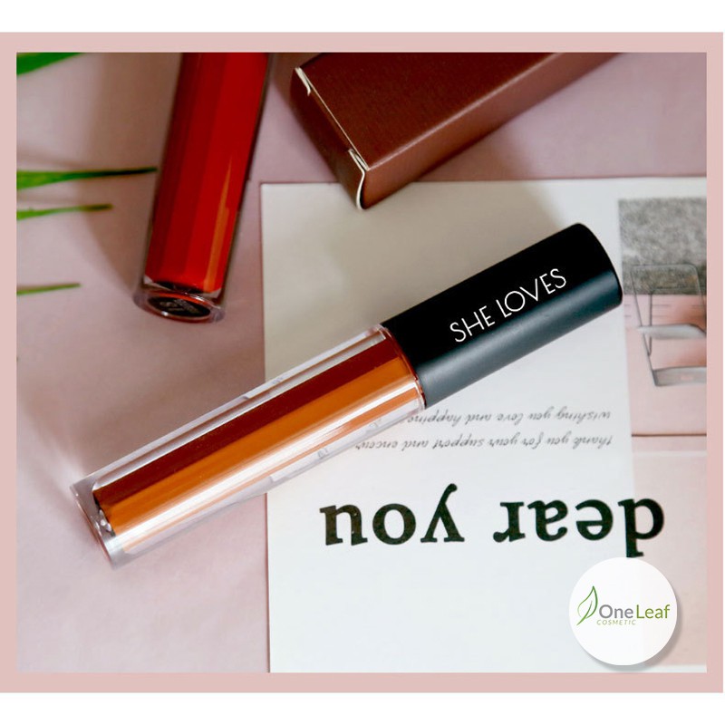 Son kem siêu lì She Loves Matte Lip Gloss Cao Cấp OL061