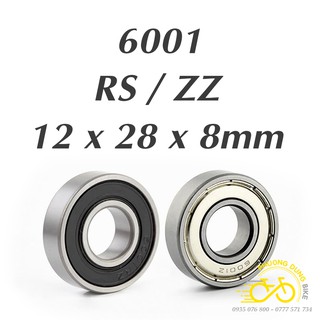 Vòng bi bạc đạn 6001RS/ZZ cho xe đạp