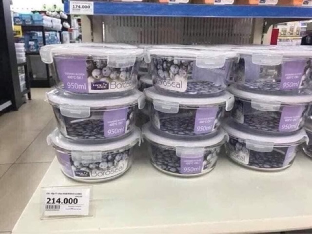 THỐ THỦY TINH CAO CẤP LOCK&LOCK 950ML