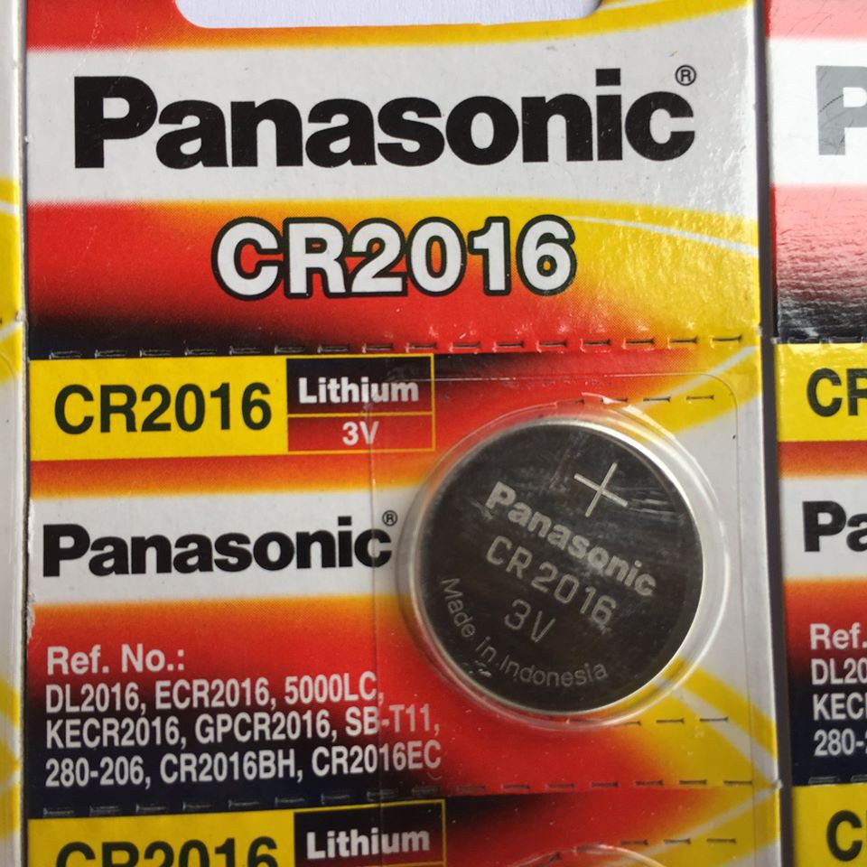 Vỉ 5 viên pin cúc Panasonic CR1216- CR1632- CR2016- CR2025- CR2032