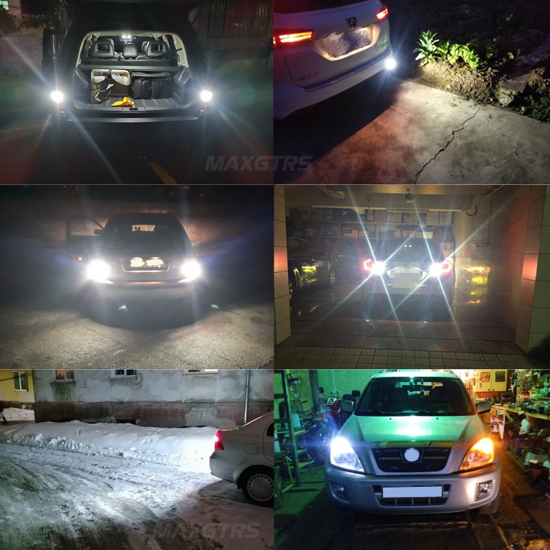 Chip Đèn LED CANBUS T15 W16W 921 912 3570 72W Thay Thế Cho Xe Hơi