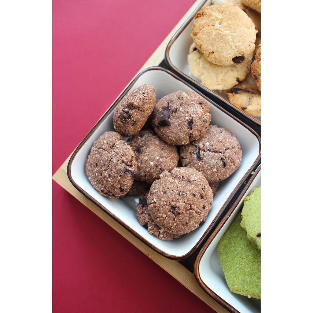 Bánh Cookies keto hạnh nhân mềm chocochip giảm cân, ăn kiêng KETO/DAS/Tiểu Đường