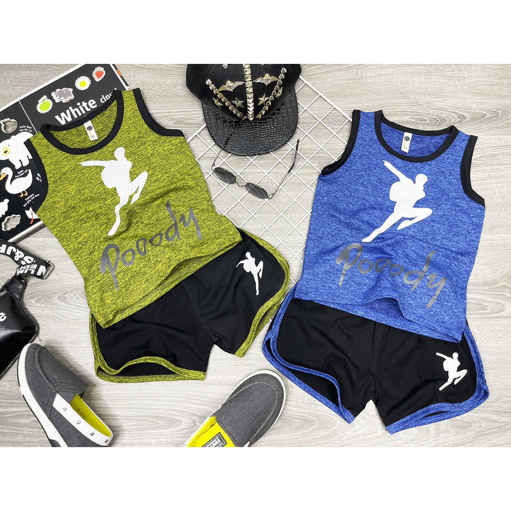 Set thun thể thao POOODY cho bé trai