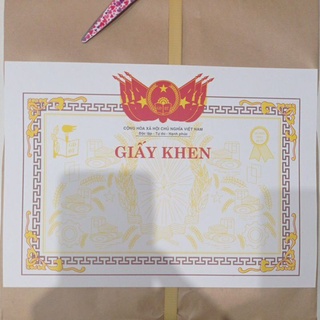 Giấy khen a4 (50 tờ) / giấy khen học sinh
