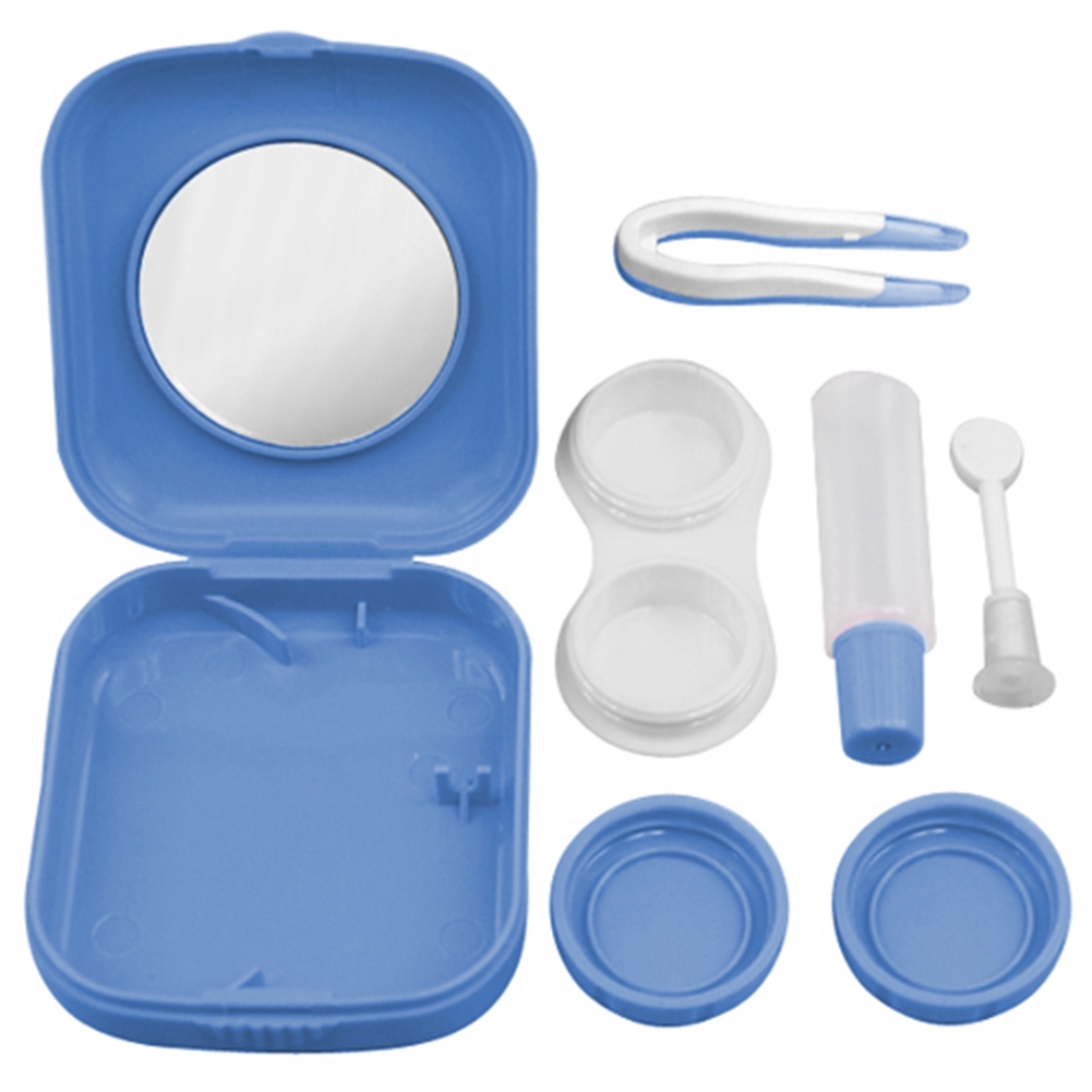 Hộp đựng kính áp tròng kích thước mini kèm gương soi tiện lợi Jp1