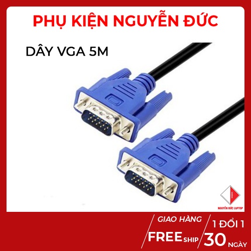 Dây cáp màn hình VGA to VGA kết nối máy chiếu, màn hình, tv