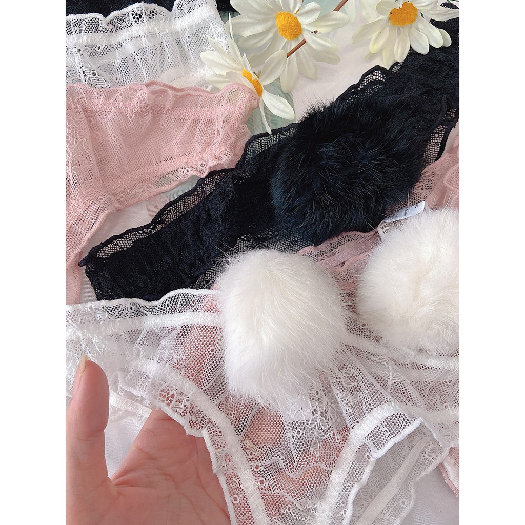 Quần lót ren lọt khe đuôi thỏ BUNNY - QL042 | BigBuy360 - bigbuy360.vn