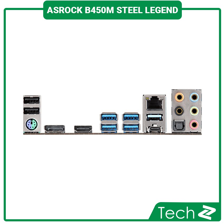 Mainboard ASROCK B450M STEEL LEGEND (AMD B450, Socket AM4, m-ATX, 4 khe RAM DDR4)