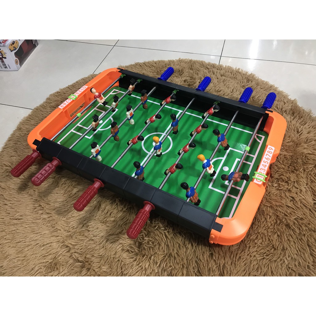 Bàn bóng đá bi lắc 6 tay cầm, đồ chơi trẻ em giúp rèn luyện phản xạ tư duy
