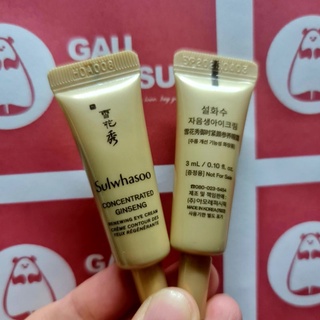 [2026 3ml]Kem dưỡng mắt ngăn ngừa l ão hóa Sulwhasoo Concentrated Ginseng Renewing Eye Cream Ex