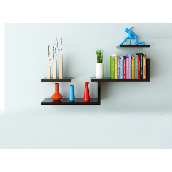 Kệ sách treo tường gỗ lõi xanh chống ẩm ngang 1m sâu 15cm mẫu mới CM05A | BigBuy360 - bigbuy360.vn