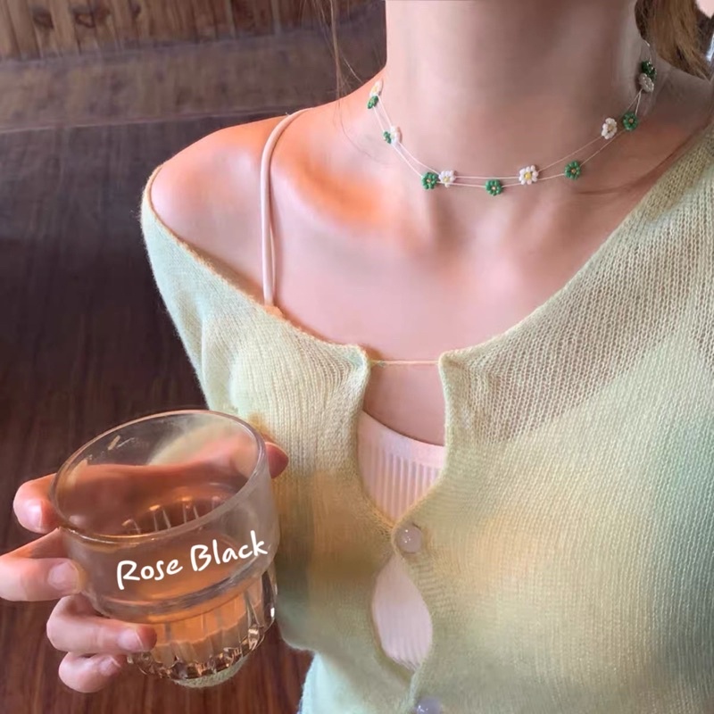 Vòng cổ choker kết hoa nhỏ xinh mã IJ-920