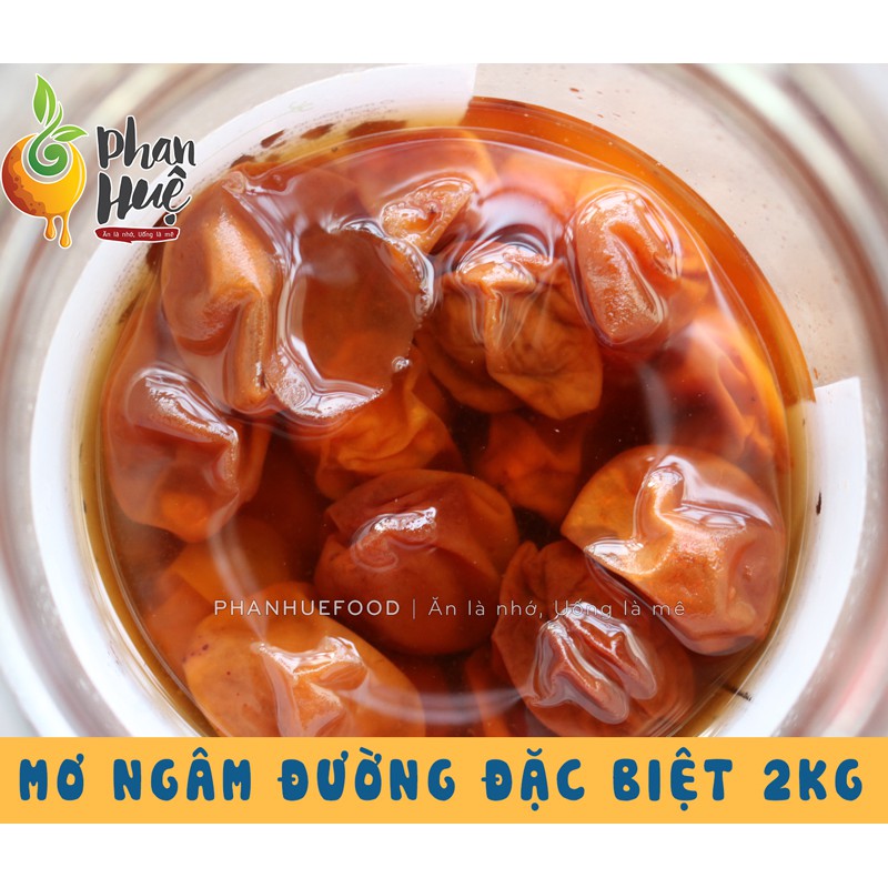 Mơ ngâm đường Hà Nội 2Kg, mơ tươi chọn lọc 100%, thức uống vừa giải nhiệt vừa tốt cho sức khỏe