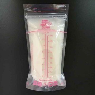 10 túi trữ sữa sami 250ml