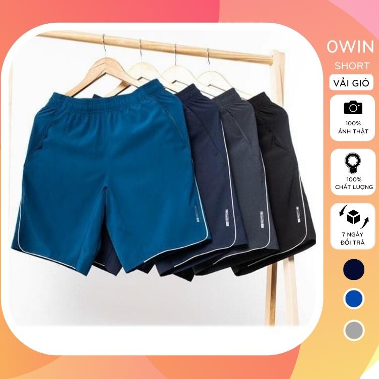 Quần Đùi Nam mặc nhà cao cấp Vải Gió Quần Short thể thao Nam Chun Mềm Mại - OWIN