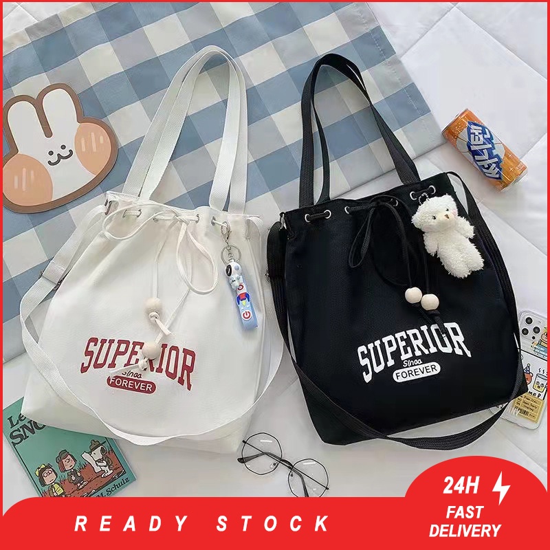 Túi tote vải canvas đựng đồ đi học cỡ lớn đựng vừa laptop phong cách ulzzang giá rẻ
