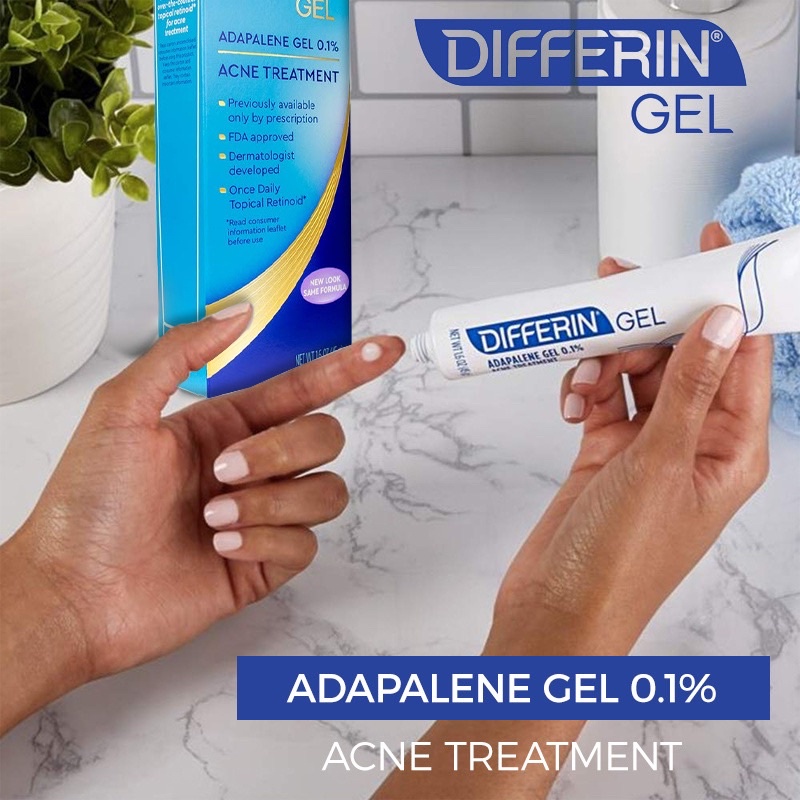 [BILL US] Gel dưỡng Differin Adapalene Gel 0.1% Acne Treatment bản Mỹ