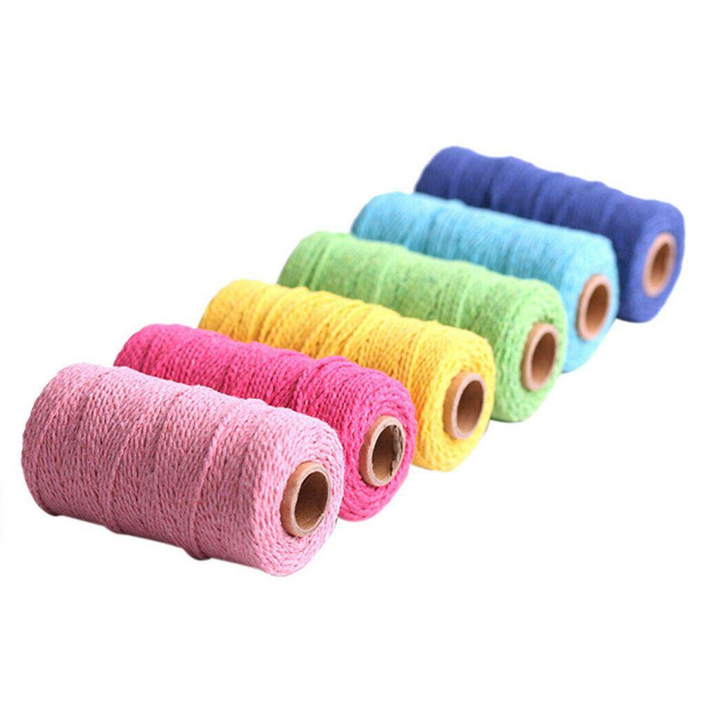Cuộn Dây Thừng Cotton Dài 100m / 100Yard|Dây Vải Lanh Nghệ Thuật Thủ Công