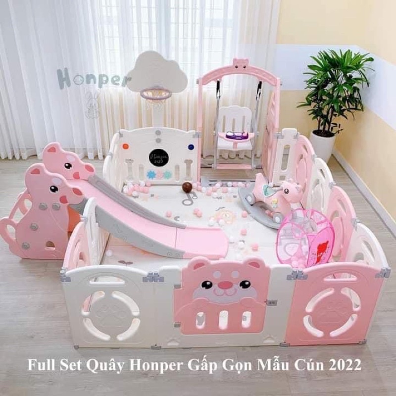Quây nhựa cao cấp cho bé tặng kèm cột bóng rổ!