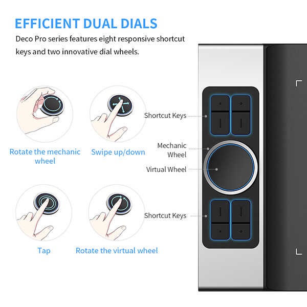 Bảng vẽ điện tử không dây Bluetooth XP-PEN DECO PRO Wireless