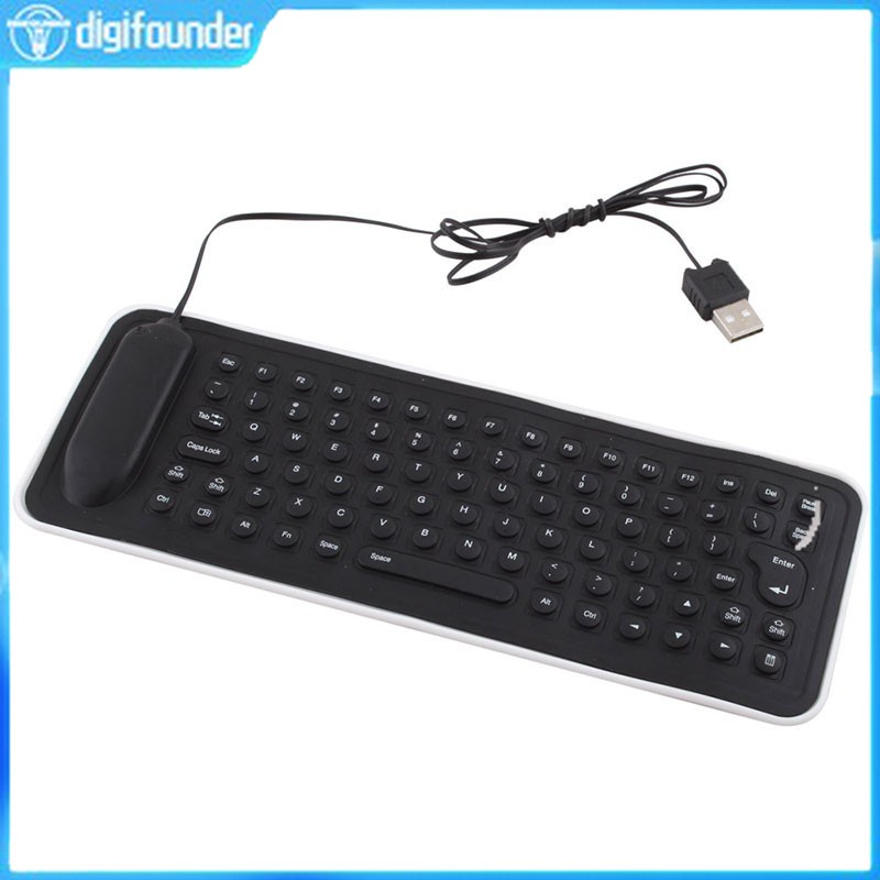 Bàn phím silicon mini đa năng có cổng kết nối USB tiện dụng