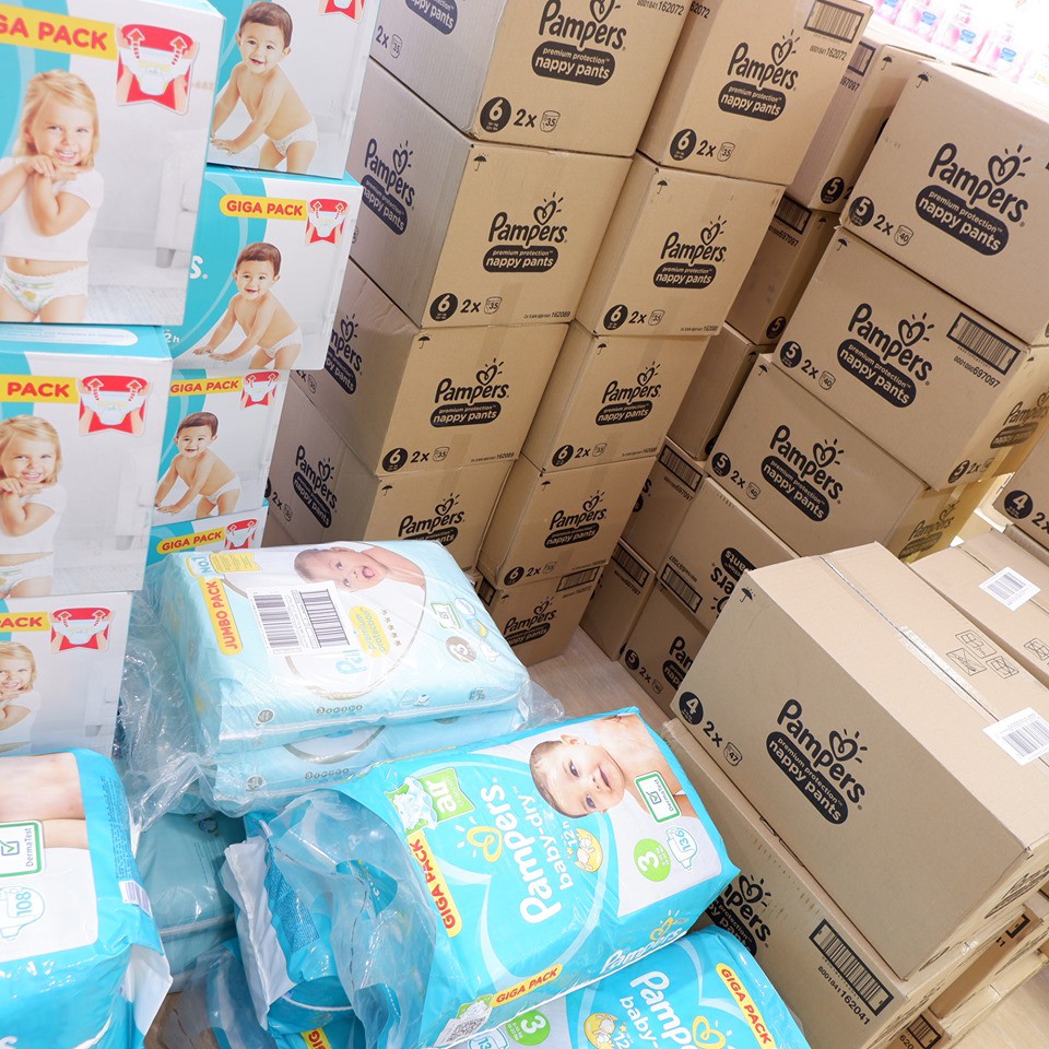 Bỉm quần Pamper Dry UK Size 4 (9-15kg) 86 miếng