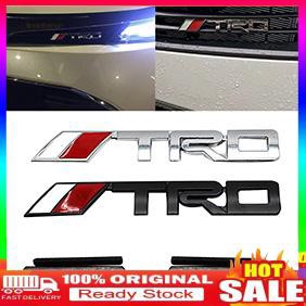 Sticker Kim Loại Chữ Trd Dán Trang Trí Xe Hơi Toyota