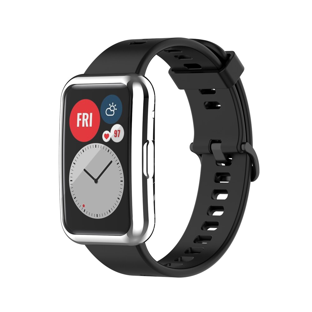 Ốp Bảo Vệ Mặt Đồng Hồ Bằng Tpu Mềm Mạ Điện Cho Huawei Watch