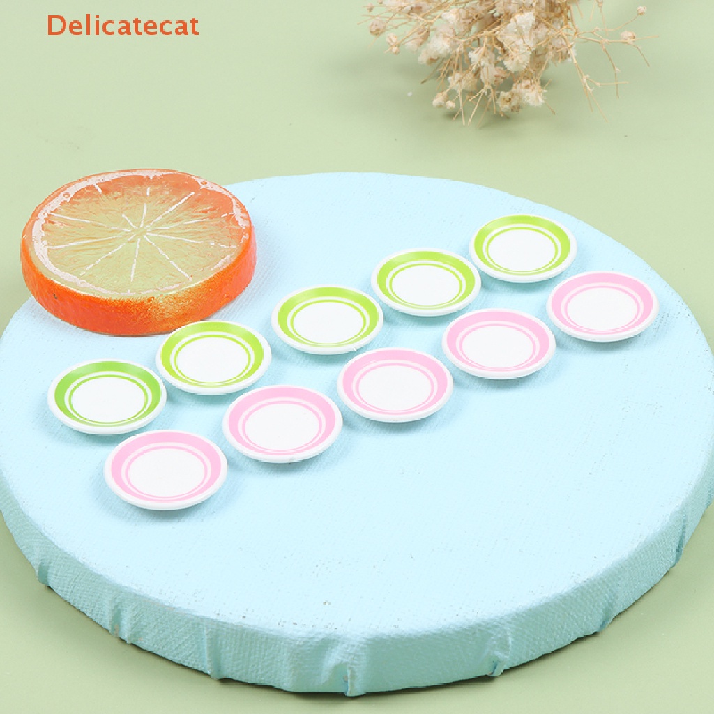 1 Bộ Chén Dĩa Đồ Ăn Mini Trang Trí Nhà Búp Bê