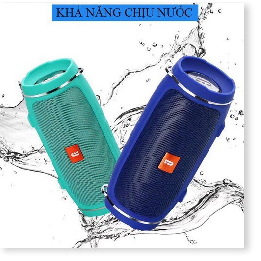 Loa Bluetooth JBL charge 4+ mini vỏ nhôm Bass mạnh, âm thanh trong công suất 20W Pin trâu 6h có dây đeo